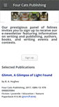 Mobile Screenshot of fourcatspublishing.com